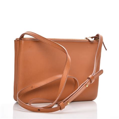 celine trio bag tan|celine trio crossbody bag online.